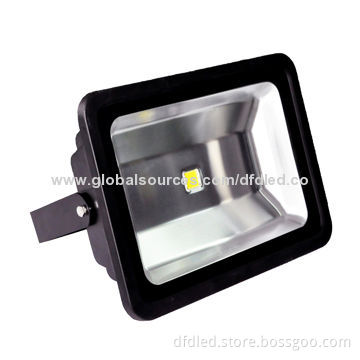 50W COB DFD LED Floodlight with 4,000lm Luminous Flux, Sized 225 x 185 x 126mm, 5-year Warranty
